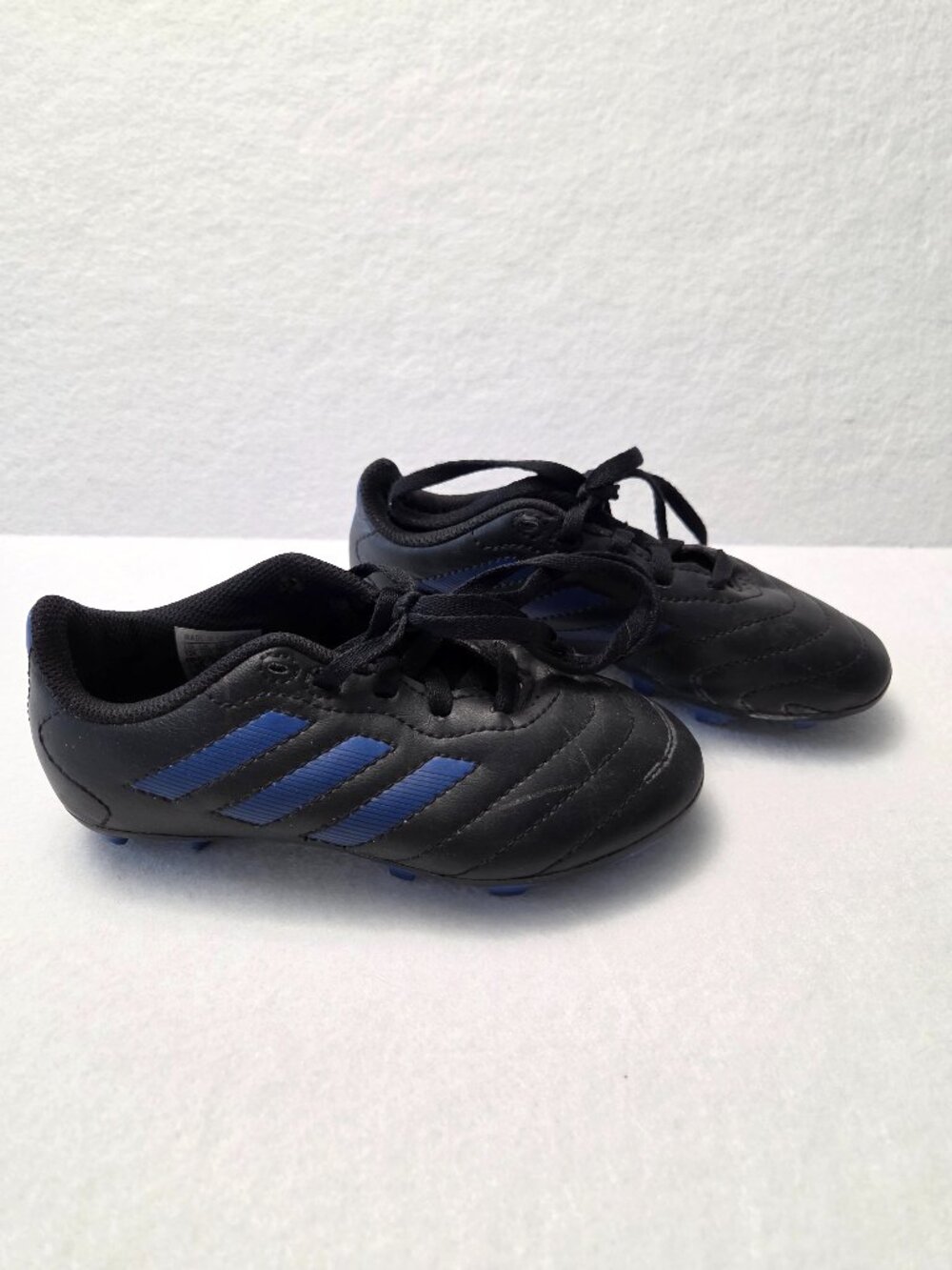 Adidas Kids Goletto Black Blue Soccer Cleats Kids Size 12 kids